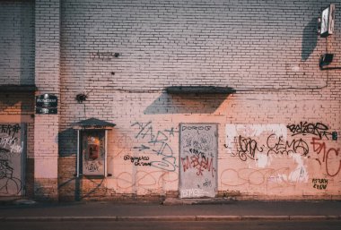 St. Petersburg 'da boş şehir sabahı