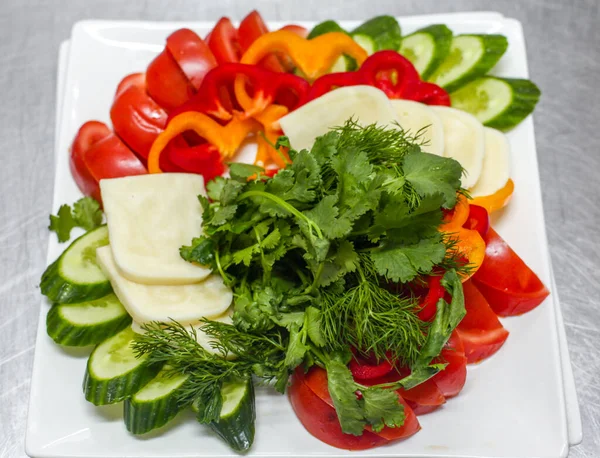 Fresh Vegetables Table — Stock Photo, Image