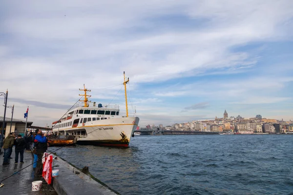 Istanbul Turquie Décembre 2018 Vue Port Istanbul — Photo