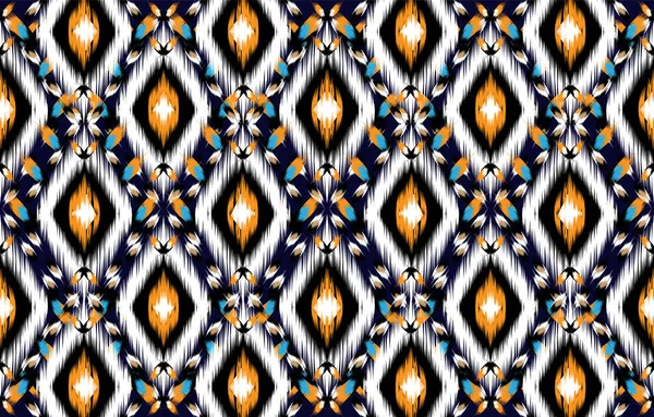 Oriental Motif Sans Couture Ethnique Fond Traditionnel Design Pour Tapis — Image vectorielle
