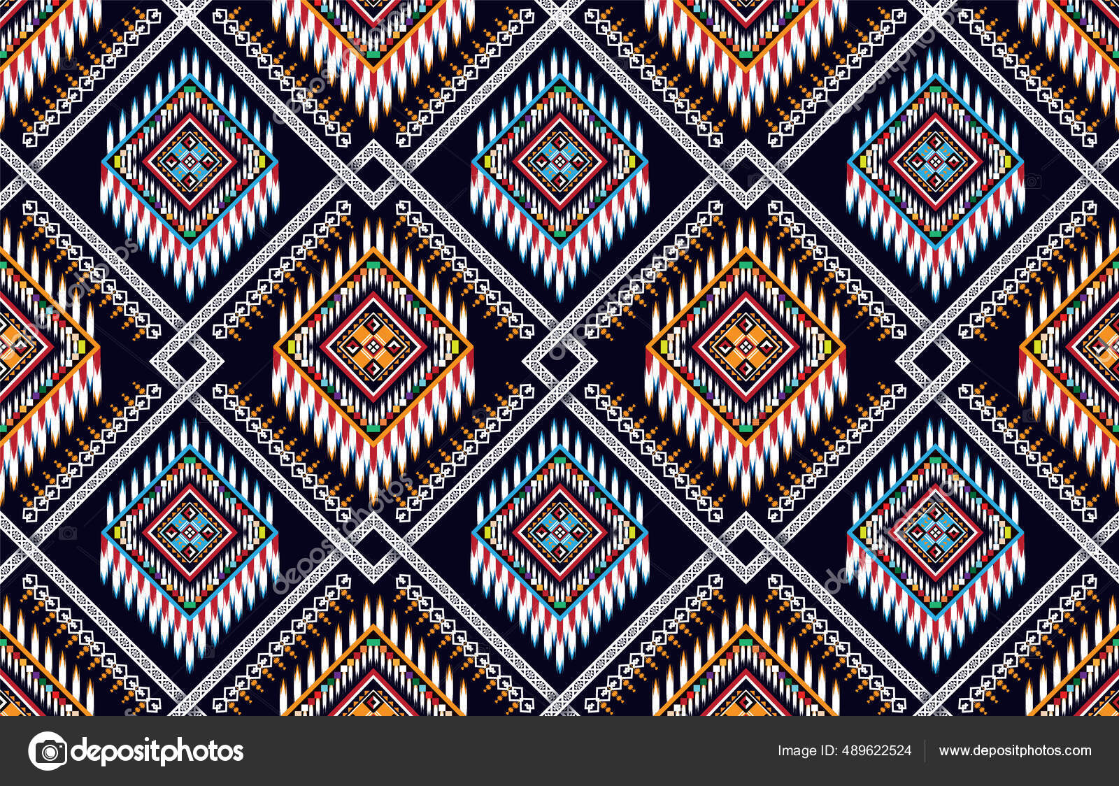 Ethnic Ikat Chevron Pattern Background Traditional Pattern Fabric Indonesia  Other Stock Vector by ©Suriyapunlum 489622524, image size:1600x1124