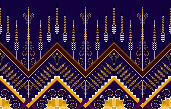 Patrón Étnico Oriental Sin Costuras Fondo Tradicional Diseño Para Alfombra — Vector de stock