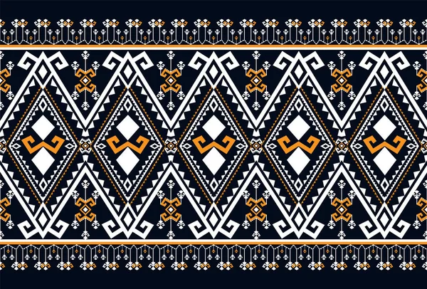 Padrão Ikat Oriental Étnico Geométrico Tradicional Design Para Fundo Tapete — Vetor de Stock