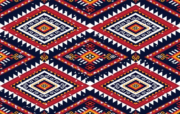 무자비 아프리카식 패턴이다 카펫이요 아스텍식이야 타일에 기하학적 모자이크가 현대식 양탄자 — 스톡 벡터