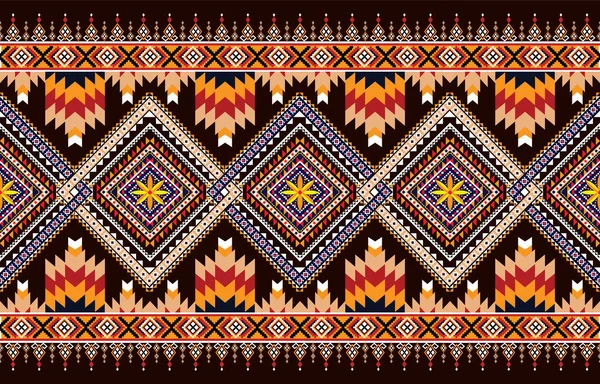 Eometric Ethnic Ethnic Seamless Pattern Traditional Design Background Cover Wallpaper — стоковый вектор