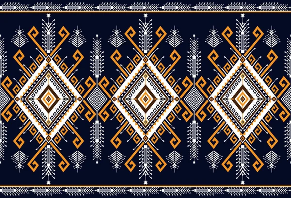 Eometrische Ethnische Orientalische Nahtlose Muster Traditionelles Design Für Hintergrund Teppich — Stockvektor