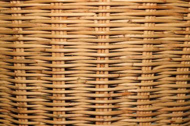 Woven rattan handicrafts, woven rattan texture, wicker basket