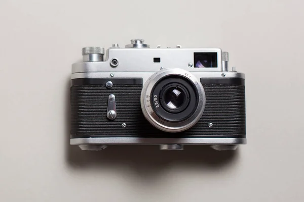 Vintage Camera Light Background — Stock Photo, Image