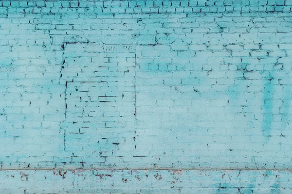 블루 벽돌 벽의 질감 — 스톡 사진