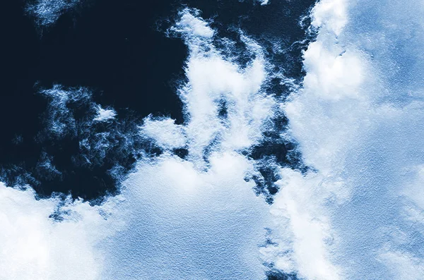 Eisstruktur Eisbeschaffenheit Gefrorenen Wassers Blaues Eis Aus Gefrorenem Fallwasser — Stockfoto