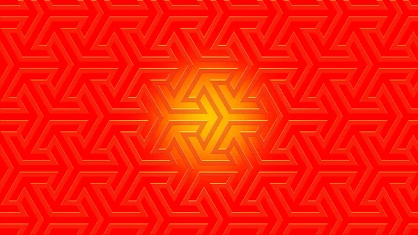 Geometrische Patroon Met Lijnen Moderne Omtrek Pijlen Patroon Isometrische Abstracte — Stockfoto