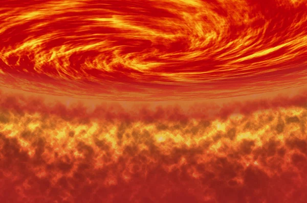 Güneş Uzayda Parlıyor Güneş Yüzeyinin Güneş Patlamalarıyla Boyutlu Çizimi Güneş — Stok fotoğraf
