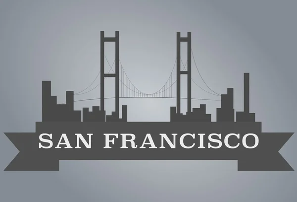 Cidade de São Francisco — Vetor de Stock
