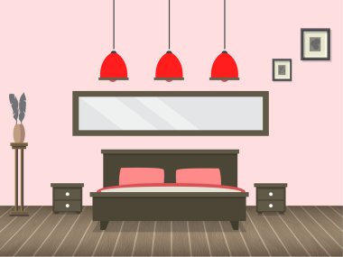 modern yatak odası iç 