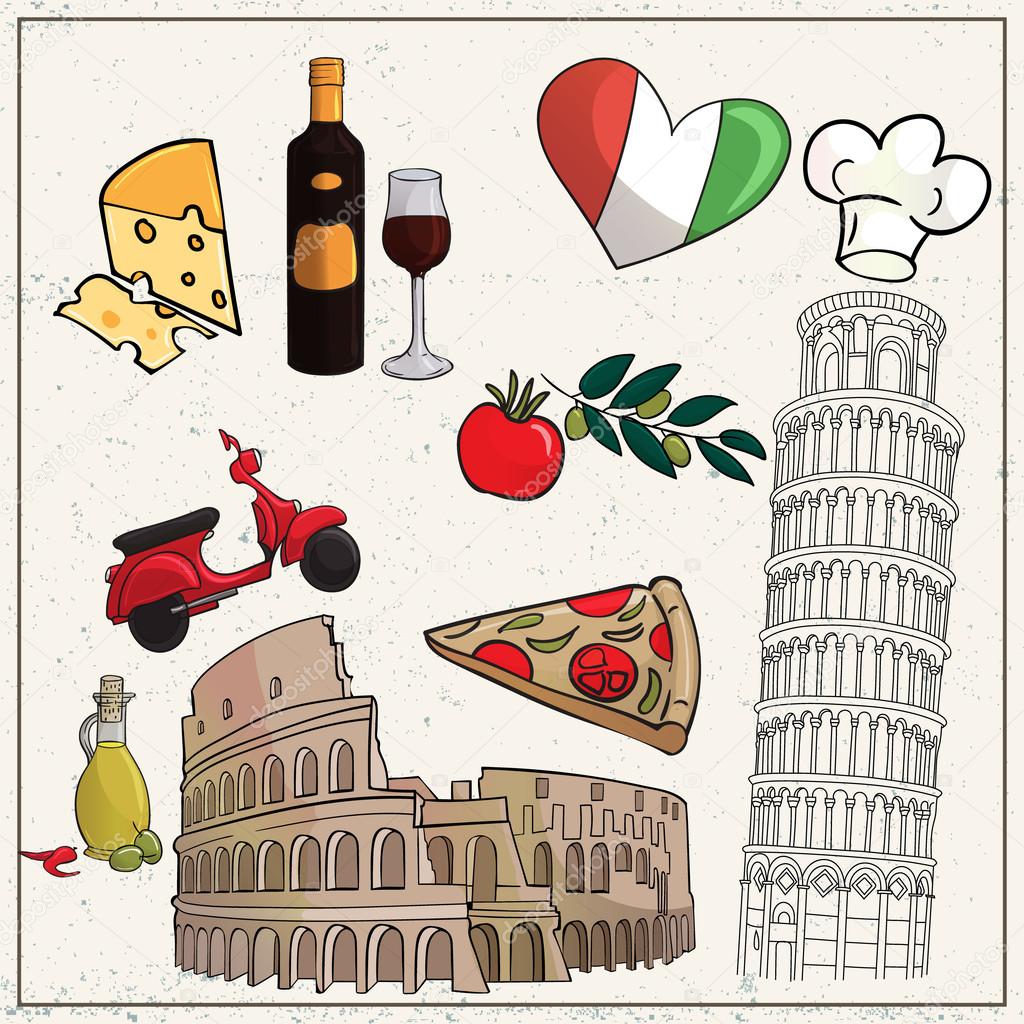 Love Italy, Rome vector for your ideas