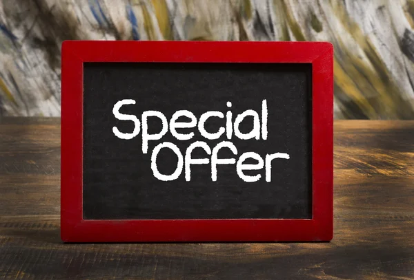 Special Offer Wrriten on Chalk board wood frame vintage style
