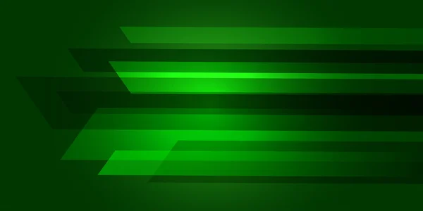 Fondo verde abstracto con líneas de iluminación concepto digital — Foto de Stock