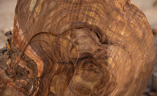 Крупный План Натруальной Древесины Различными Оттенками Фона — стоковое фото