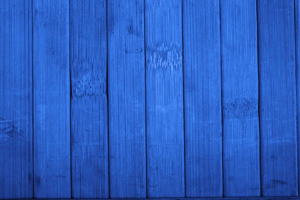 Close Vew Blauwe Kleur Houten Strepen Maken Van Een Achtergrond — Stockfoto