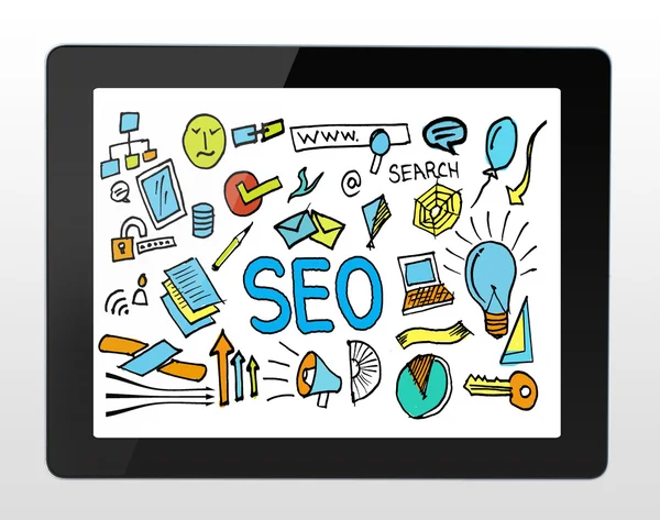 Tablet üzerinde çizim Seo.