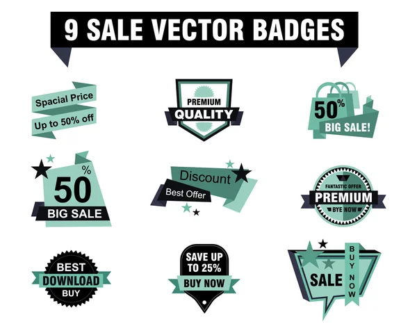 Verkoop Vecror Badges grup — Stockvector