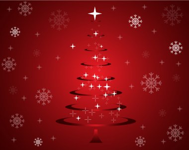 Collourfull Noel ağacı vektör
