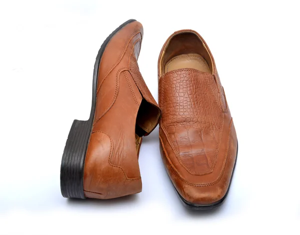 Beyaz arka plan üzerinde izole profesyonel Erkek Ayakkabı