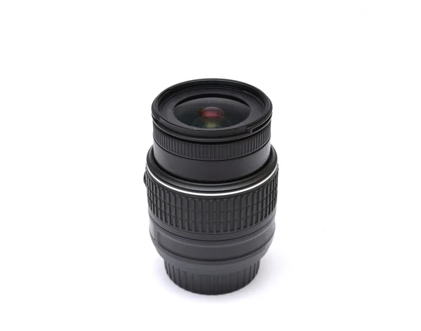 Digital SLR camera lens isolated on white — Stock Photo, Image