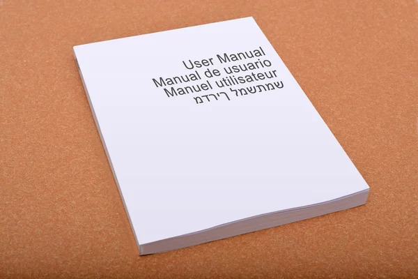 Kullanıcı el kitabı kitap kapağı wth birden çok dil