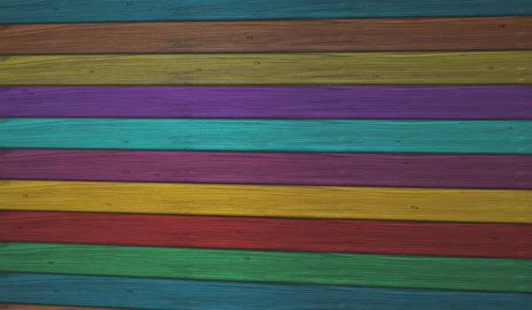 Multi gekleurde houten achtergrond abstract — Stockfoto