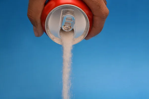 Yüksek miktarda şeker soda bastonla tutun