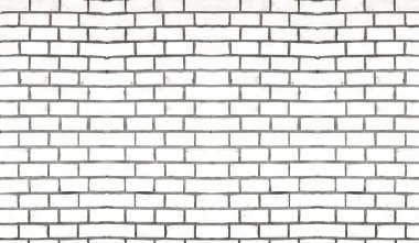 Klasik tuğla duvar arka plan beyaz