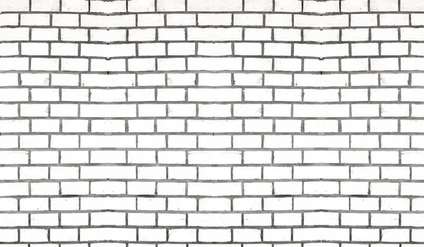 Clássico parede de tijolo fundo em branco — Fotografia de Stock