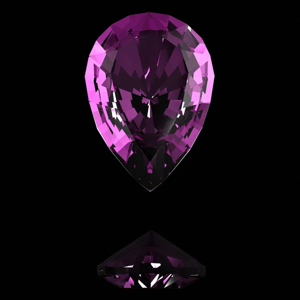 Purple gem — Stock Photo, Image