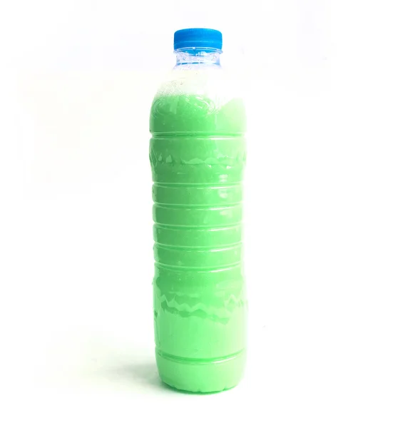 Addolcitore tessuto in bottiglie di plastica . — Foto Stock