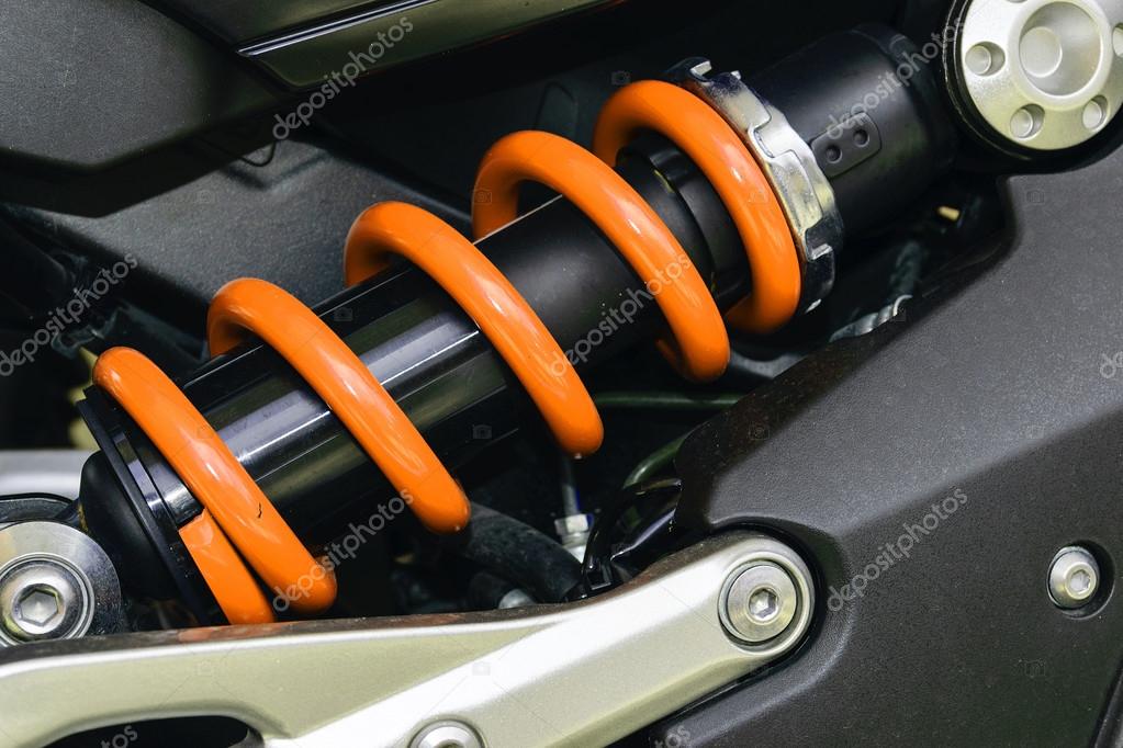 Motorcycle shock absorbers — Stock Photo © etaphop 102864578