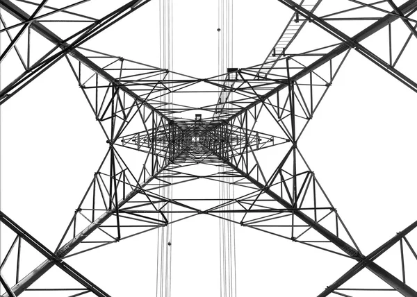 Closeup of high voltage pole. — Stock Photo, Image