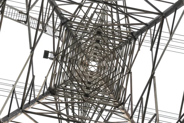 Closeup of high voltage pole. — Stock Photo, Image