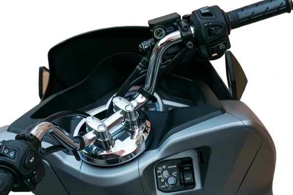 Locking handle of the motorcycle. — Stock Photo, Image