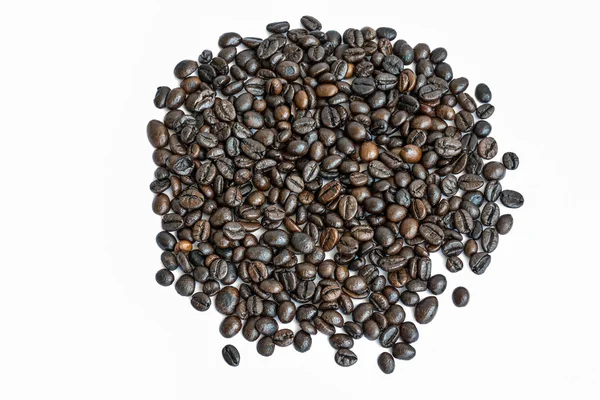 Coffee beans on white background. — Stock Photo, Image