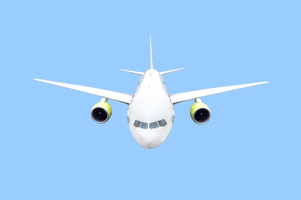 Front view of the passenger aircraft. — Stock Photo, Image