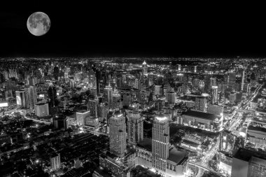 Yüksek bakış Bangkok Tayland.