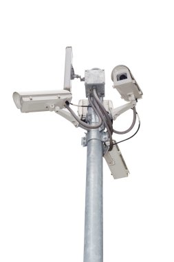 Güvenlik kameraları (Cctv) veya güvenlik kamerası.