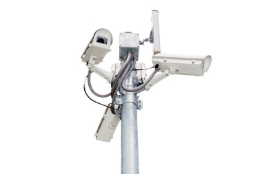 Güvenlik kameraları (Cctv) veya güvenlik kamerası.