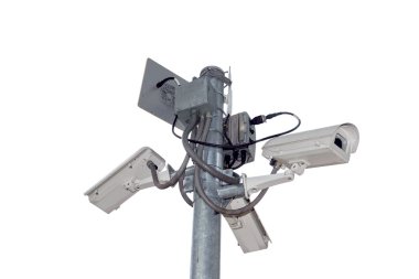 Güvenlik kameraları (Cctv) veya güvenlik kamerası.