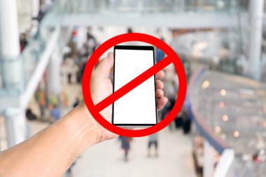 Akıllı telefon işareti kullanmayın..