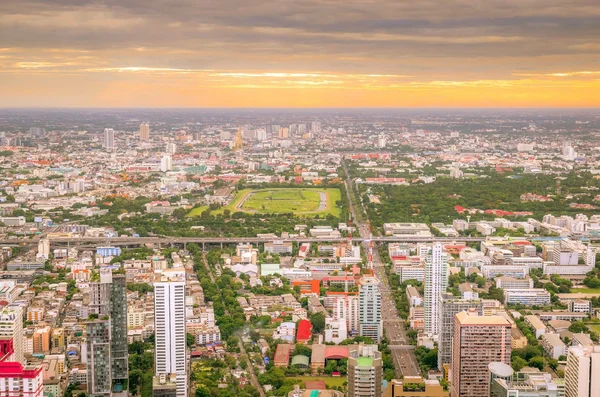 Vista de ponto alto em Bangkok Tailândia . — Fotografia de Stock