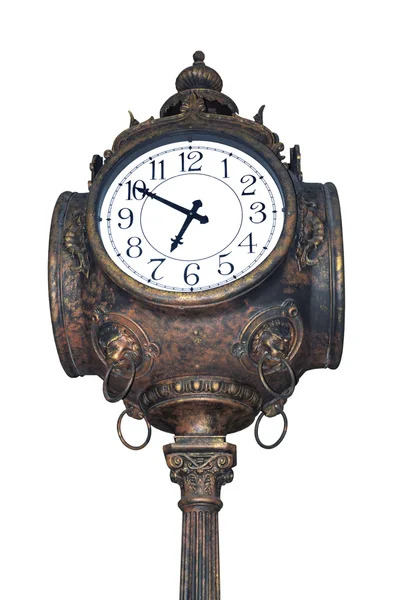 Beautiful old and vintage clock. — Stock Photo, Image