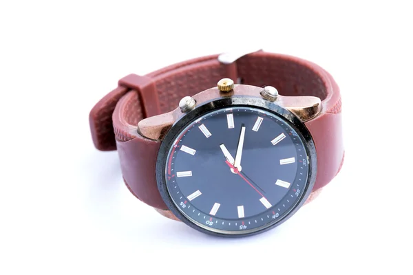 Relojes de moda analógicos sobre fondo blanco . — Foto de Stock