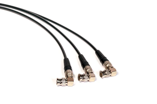BNC connector jack with cable — Stock Photo, Image
